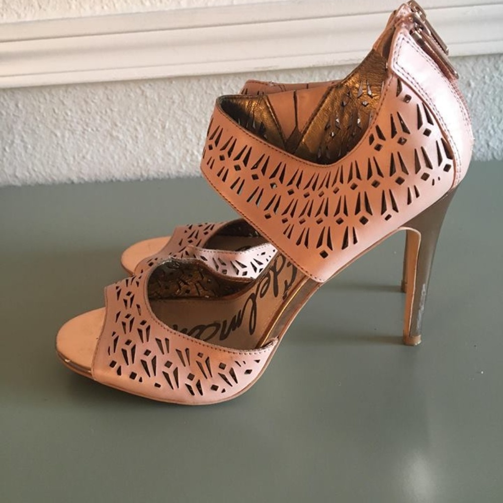 Sam Edelman eyelet heels